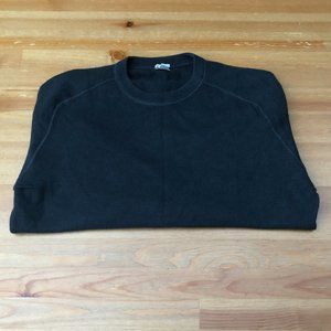 **last week** dark charcoal cashmere sweatshirt